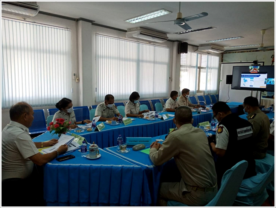 ﻿ผู้ตรวจราชการกระทรวงยุติธรรม ประชุมตรวจราชการประจำปีงบประมาณ พ.ศ. 2564 ผ่านระบบการประชุมทางไกลผ่านจอภาพ (Video Conference System) ในพื้นที่จังหวัดสุรินทร์